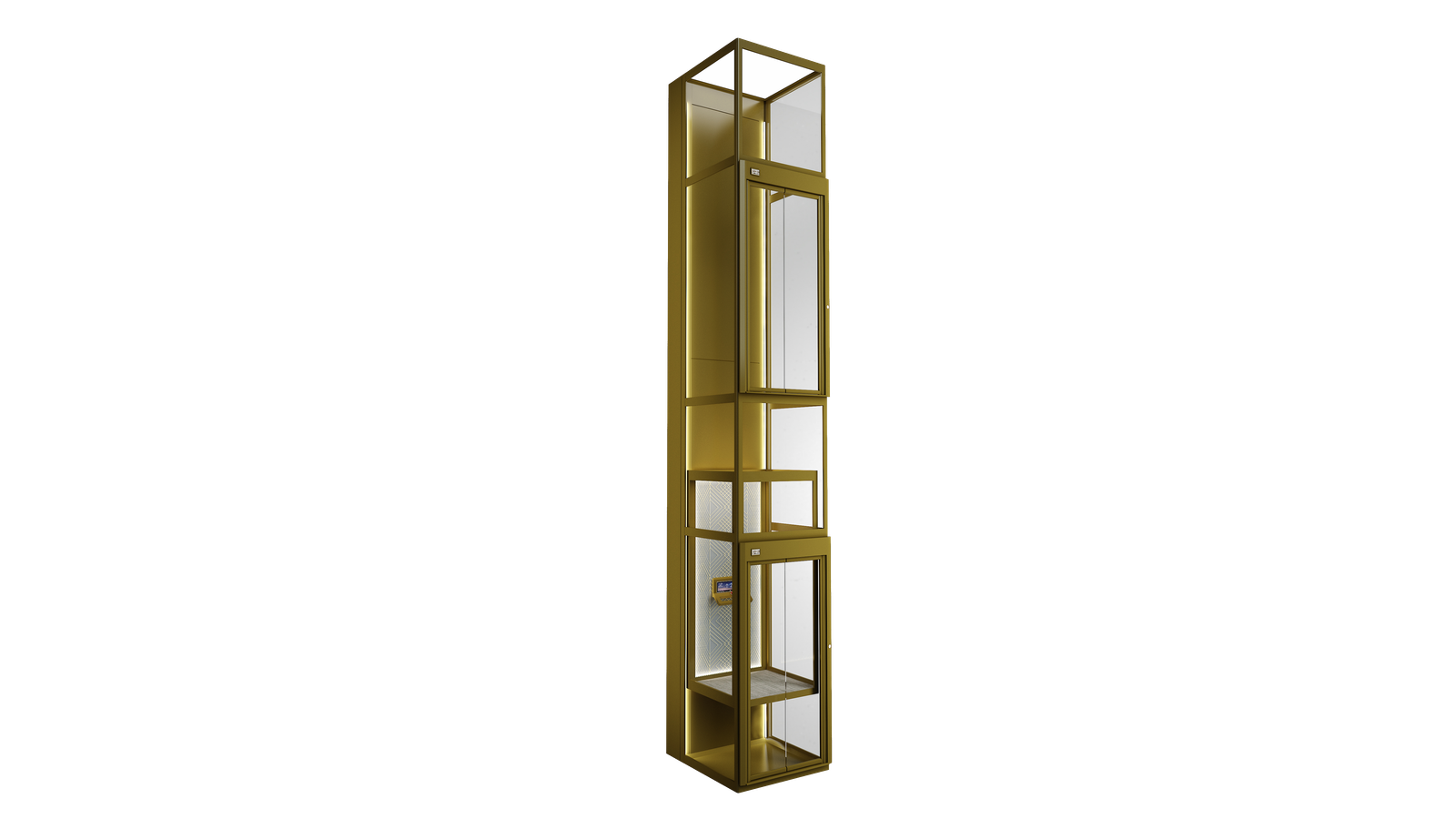 SY-A02 Traction Sightseeing Series Elevator Cabin