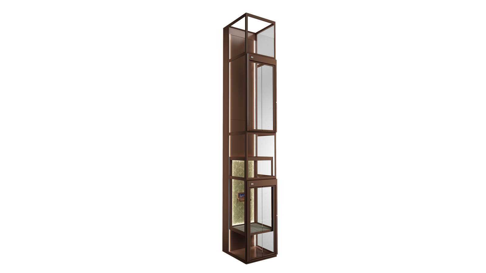 SY-A03 Traction Sightseeing Series Elevator Cabin