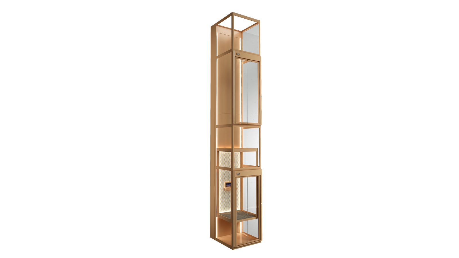 SY-A04 Traction Sightseeing Series Elevator Cabin