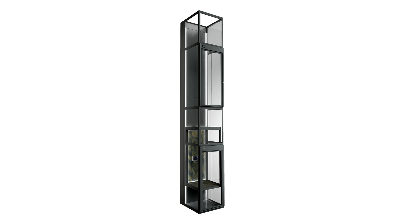 SY-A06 Traction Sightseeing Series Elevator Cabin