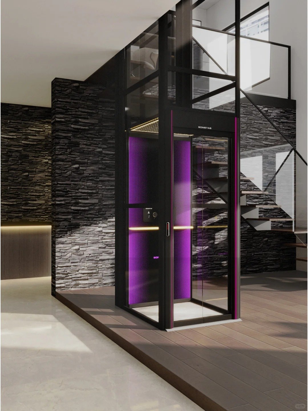 Traction Backpack Sightseeing Elevator