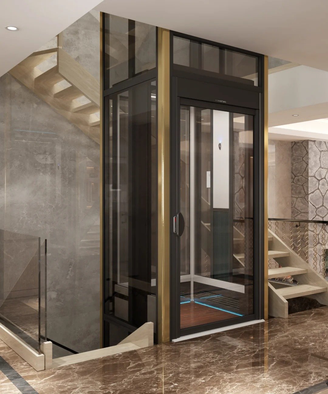 Hydraulic Sightseeing Elevator