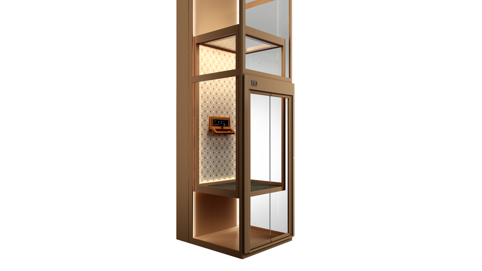 SY-A04 Traction Sightseeing Series Elevator Cabin