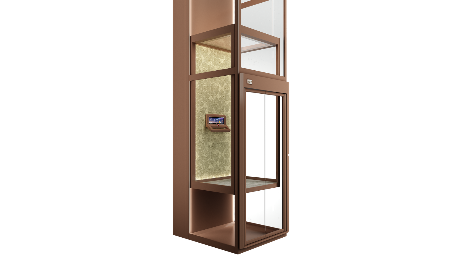 SY-A03 Traction Sightseeing Series Elevator Cabin