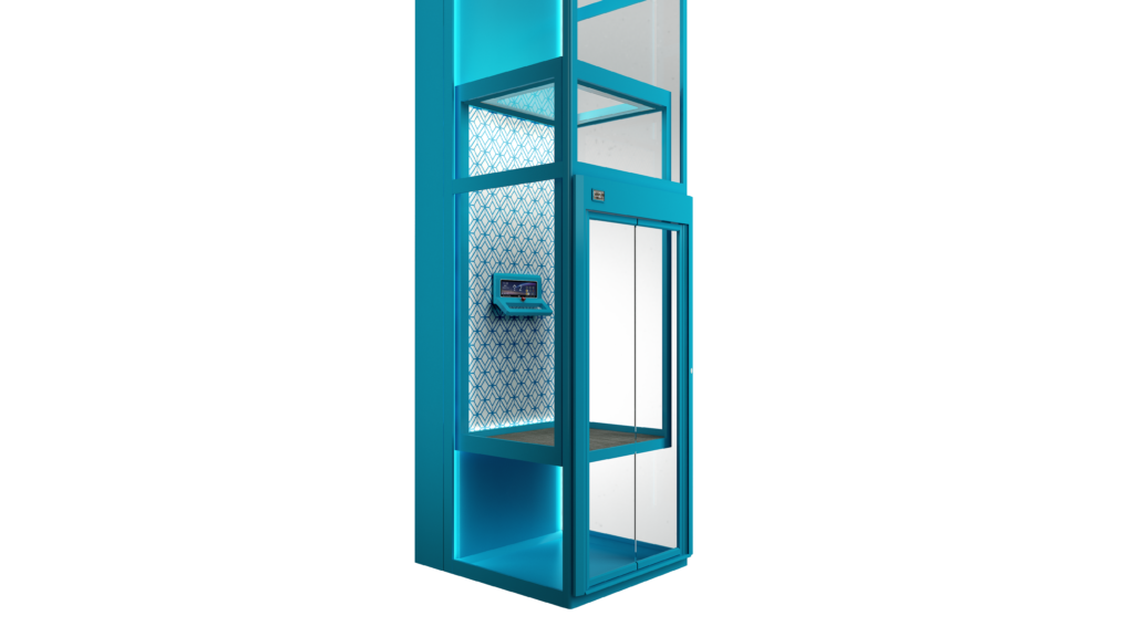 SY-A01 Traction Sightseeing Series Elevator Cabin 2 2 1 3 1