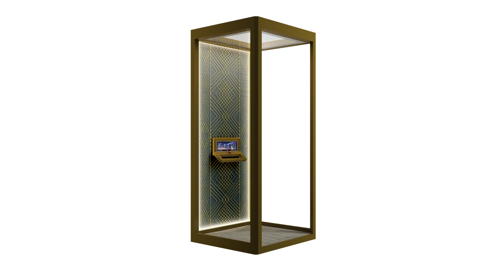 SY-A02 Traction Sightseeing Series Elevator Cabin