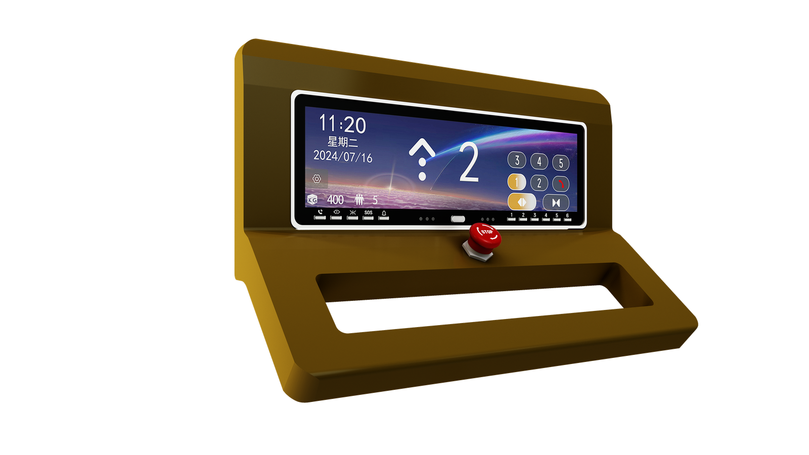 SY-A02 Traction Sightseeing Series Elevator Cabin