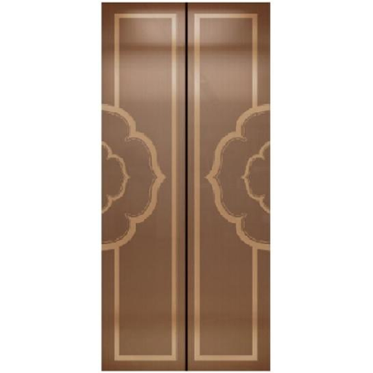 SY-S01 Rose Gold Series Stainless steel elevator door