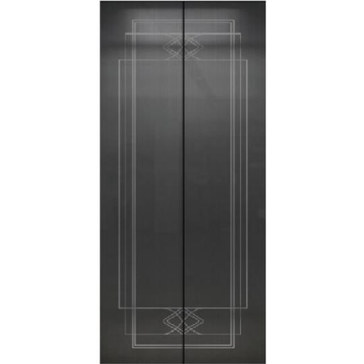 SY-S03 Black Series Stainless steel elevator door