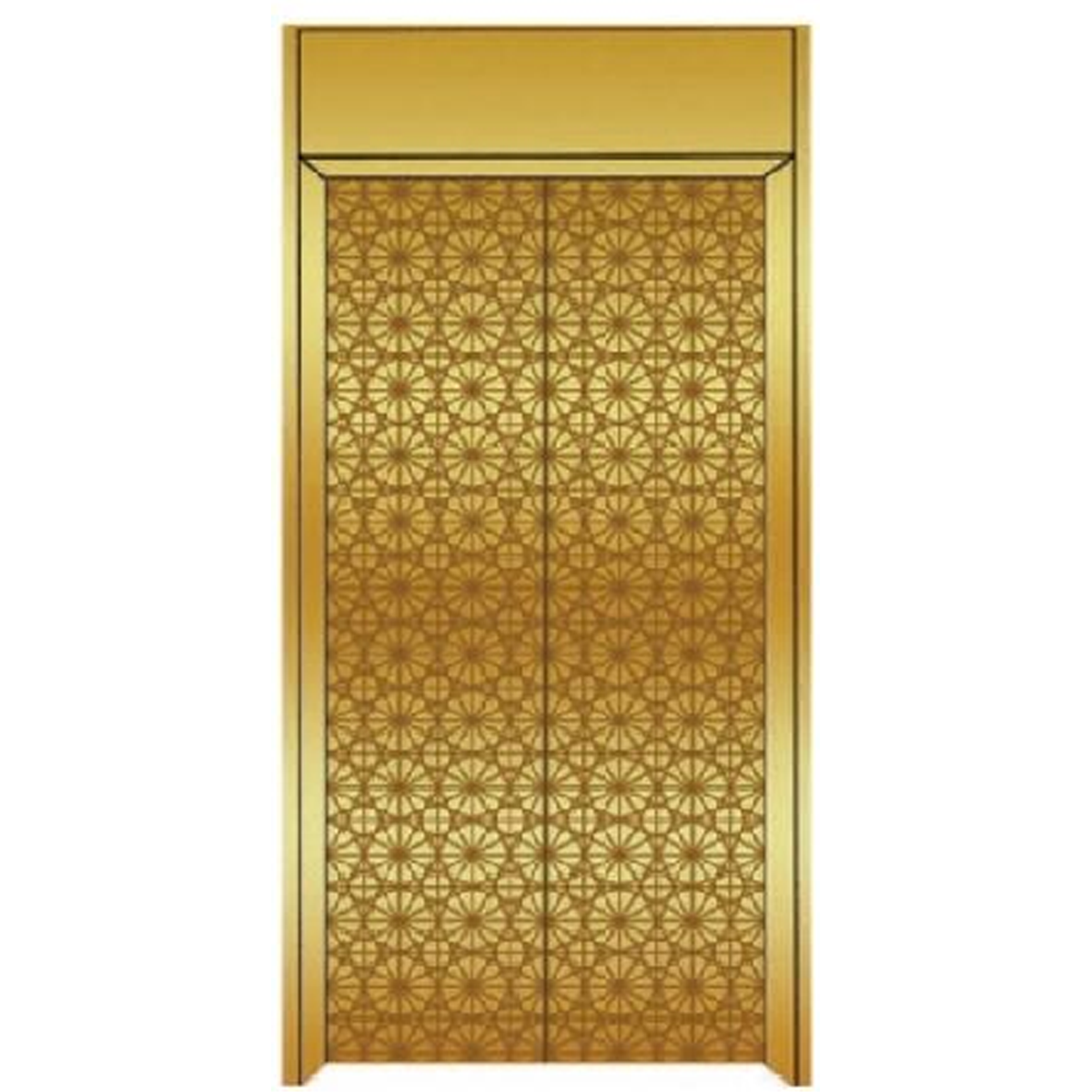 SY-S05 Gold and Silver Series Stainless steel elevator door