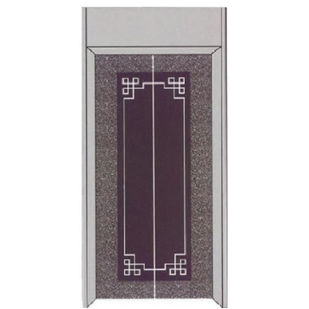 SY-S05 Gold and Silver Series Stainless steel elevator door