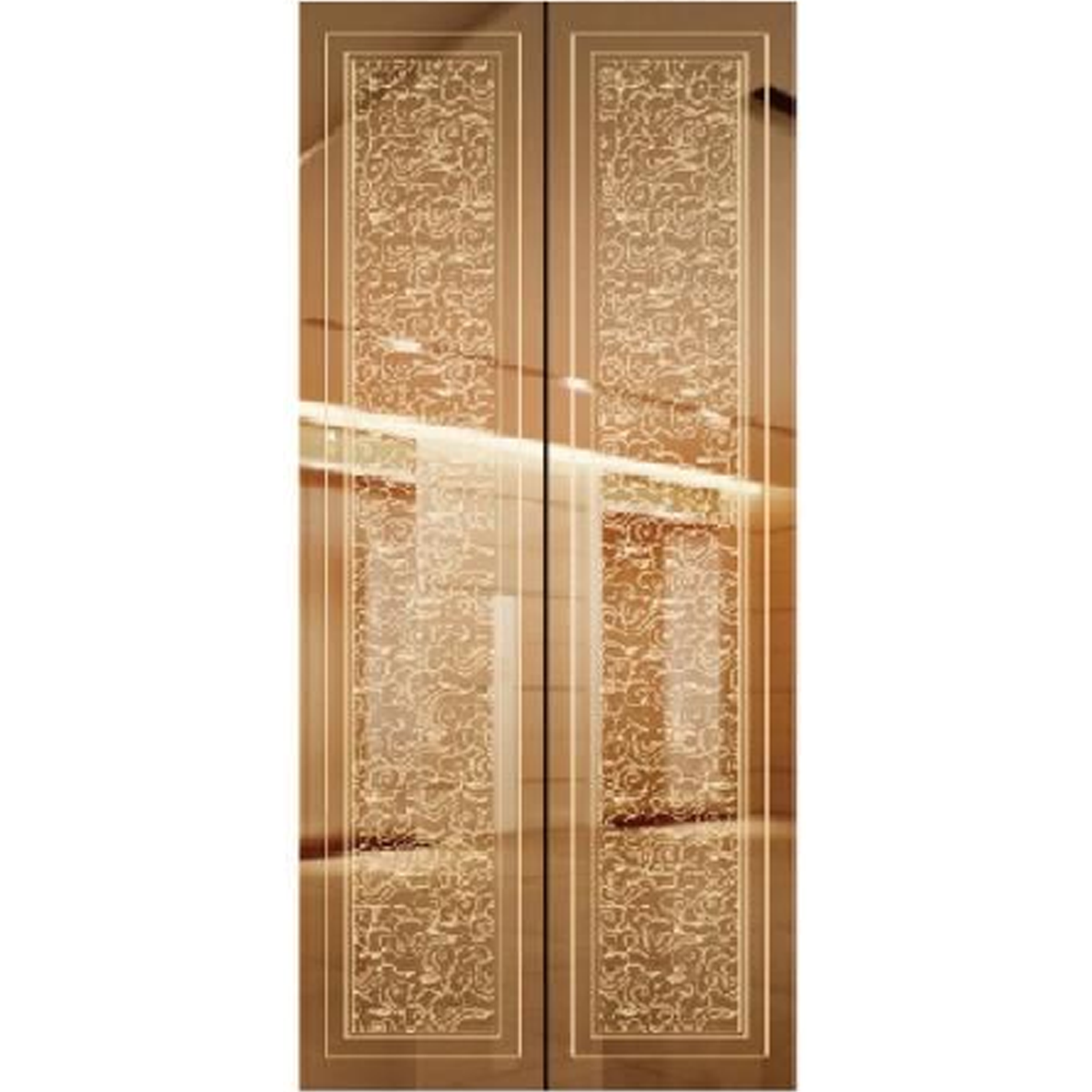 SY-S01 Rose Gold Series Stainless steel elevator door