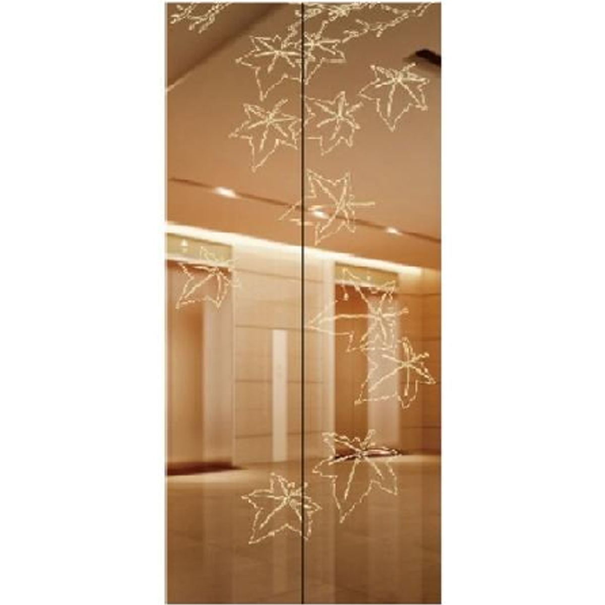 SY-S01 Rose Gold Series Stainless steel elevator door