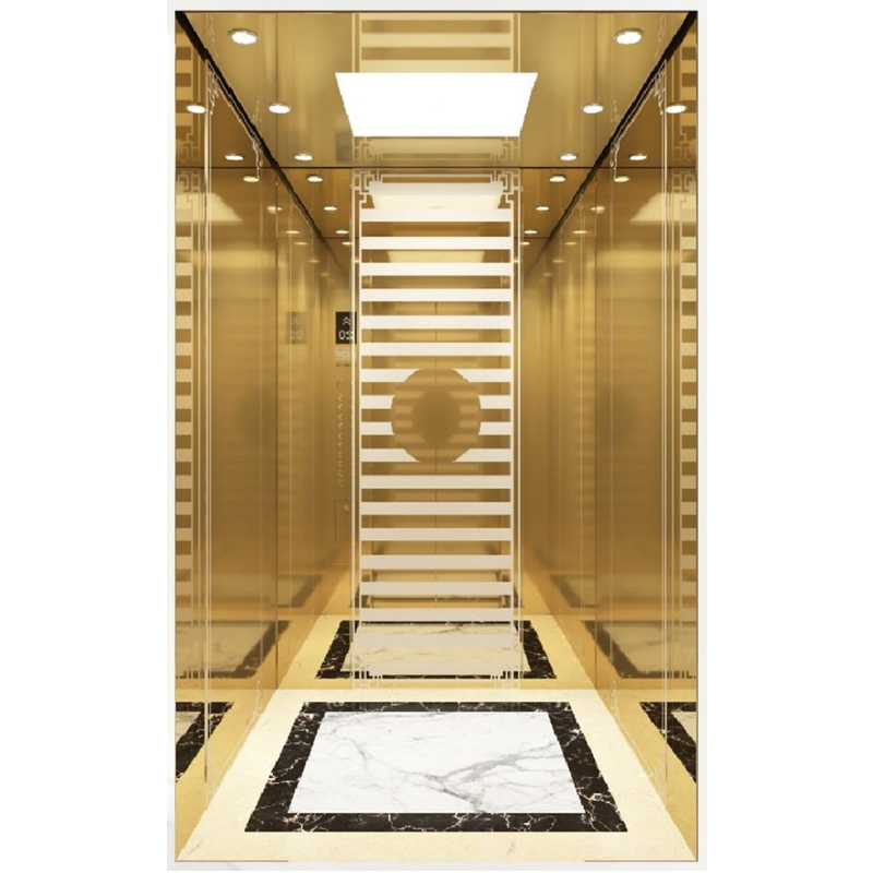 SY-C01 Golden Style Elevator Cabin