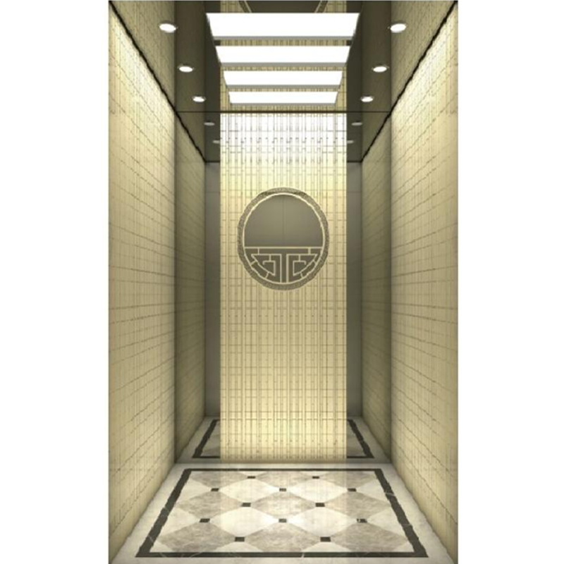 SY-C01 Golden Style Elevator Cabin