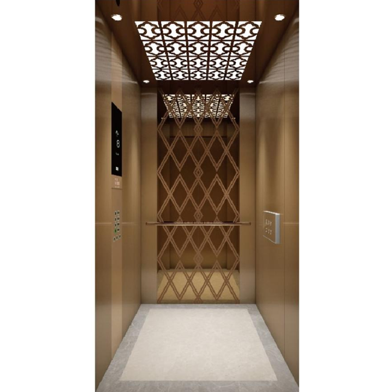 SY-C03 Reddish Brown Style Elevator Cabin