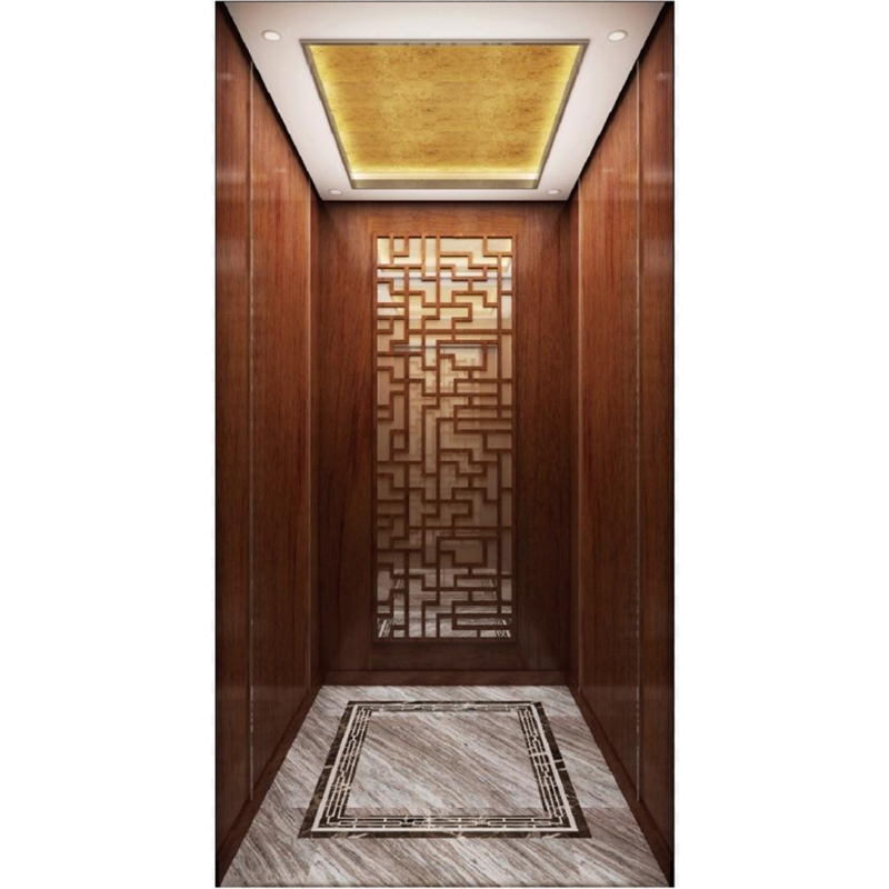 SY-C03 Reddish Brown Style Elevator Cabin