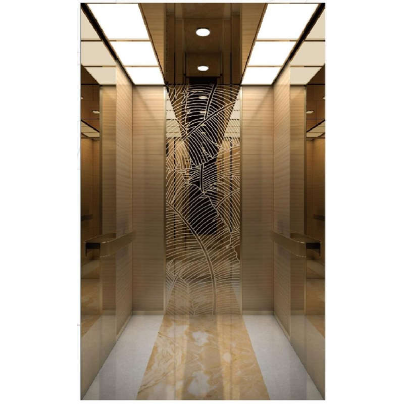 SY-C03 Reddish Brown Style Elevator Cabin
