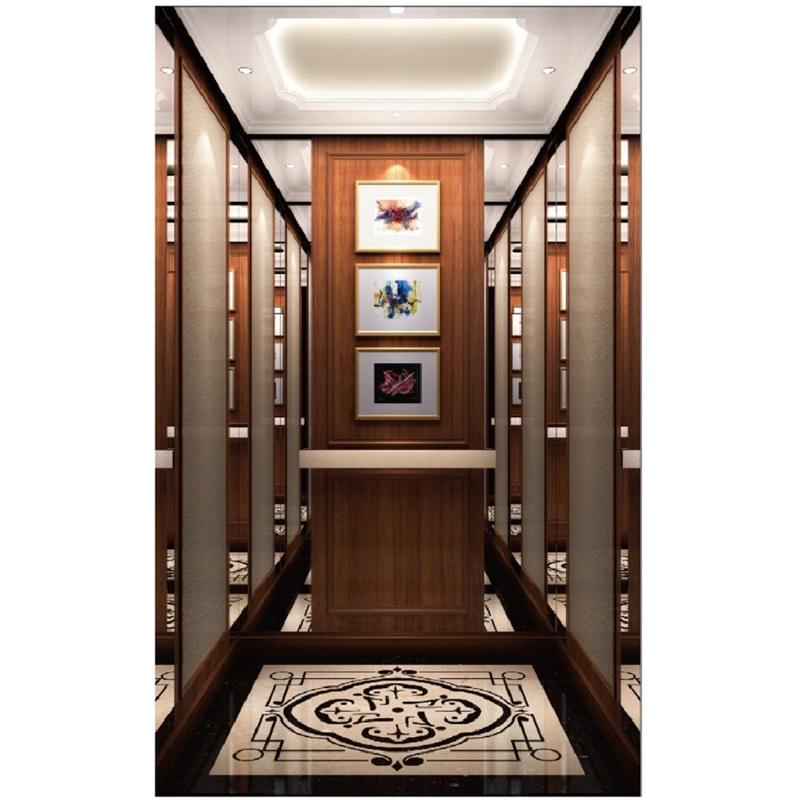 SY-C03 Reddish Brown Style Elevator Cabin