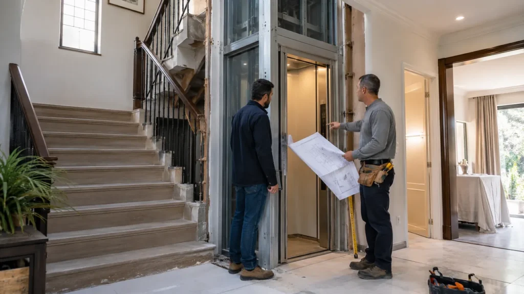 home elevator retrofit planning