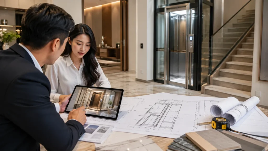 villa elevator selection consultation